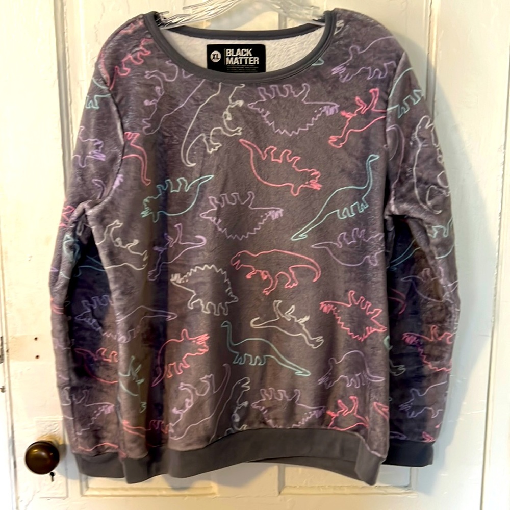 Black Matter XL Dinosaur Sweater